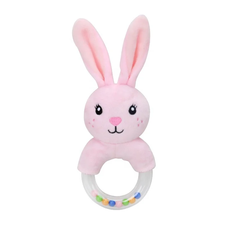 Stuffed Animal Plush Baby Rattle Toys - Image 3