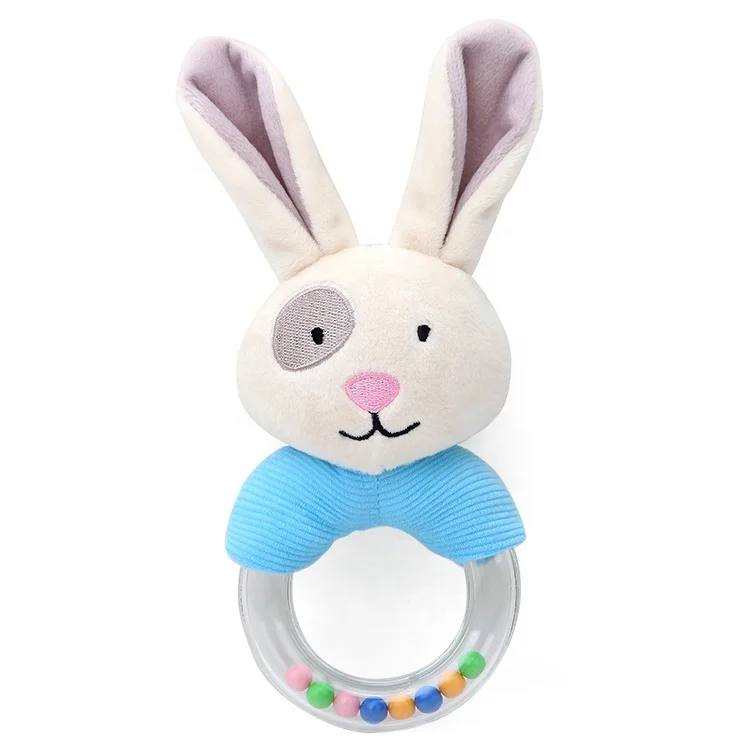 Stuffed Animal Plush Baby Rattle Toys - Image 2