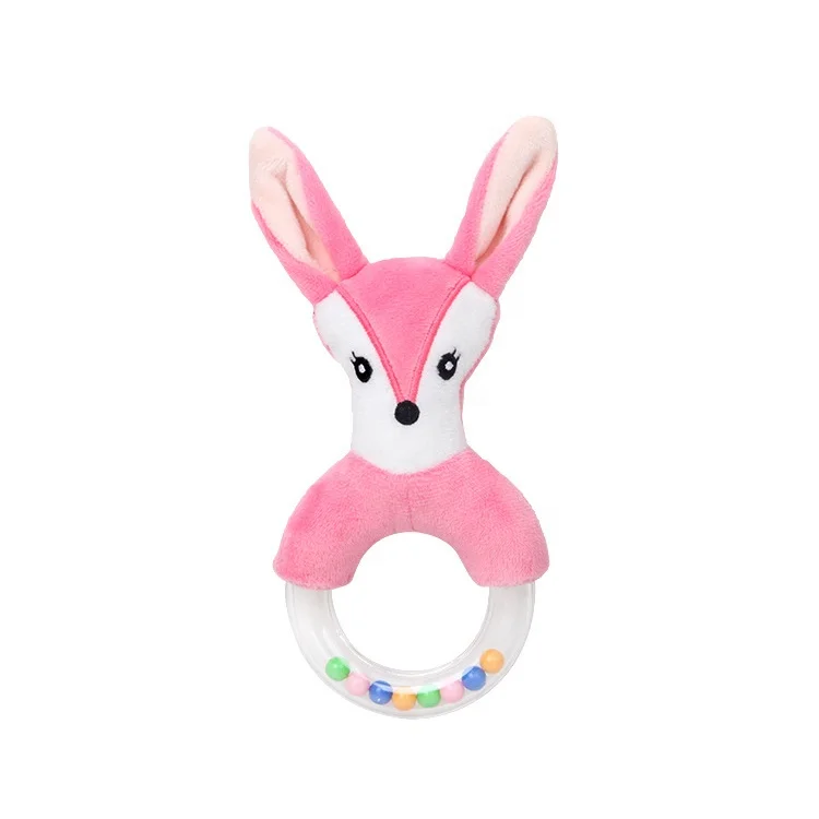 Stuffed Animal Plush Baby Rattle Toys - Image 4