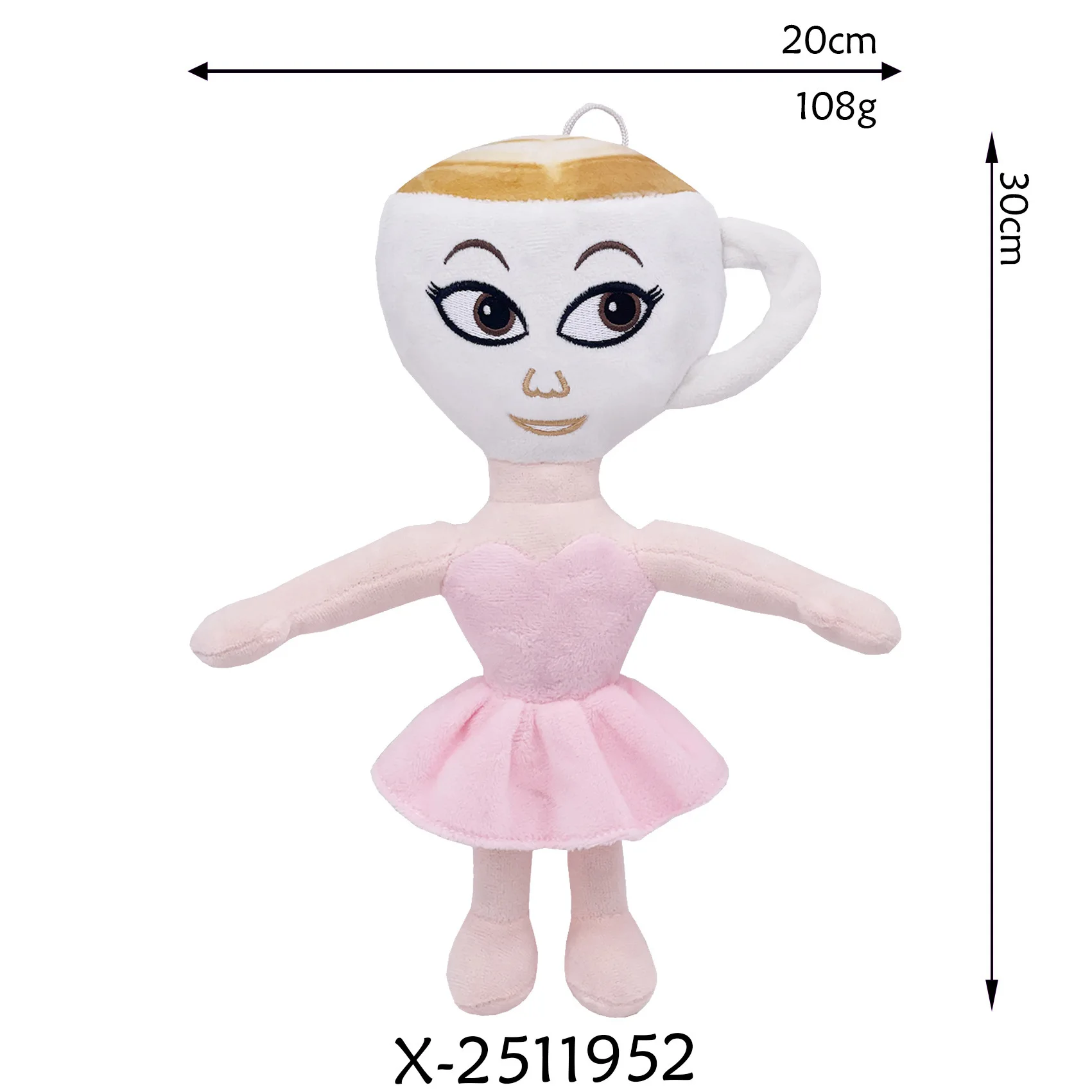 2025 New Italian Brainrot Tung Sahur Plush Shark Toy with PP Cotton Filling | Fun Cute Stress Relief Stuffed Doll - Image 16