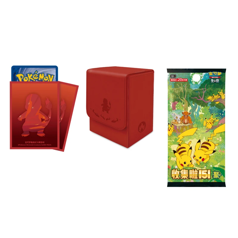 Ky Original Simplified Chinese Pokemoned 151 Initial Partners Boutique Gift - Image 3