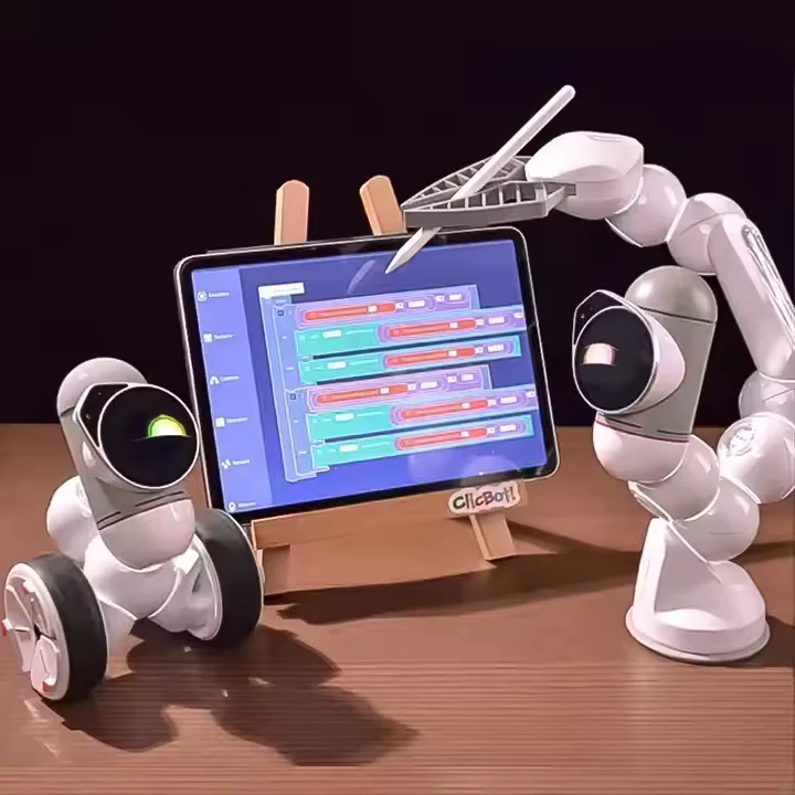 Programmable Full Advanced Clicbot Robot Intelligent Companion Electronic Toy Plastic Educational Battery Operated Interactive - Image 4