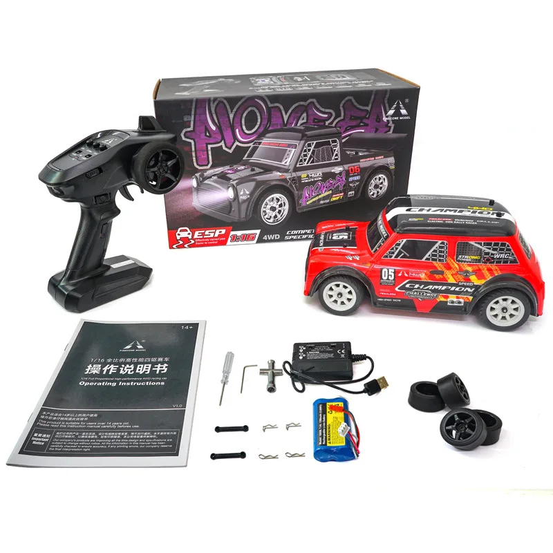 High Quality 1/16 70km/h Scale 4WD Electric High Speed LED Light Remote Control Drift RC Racing Car Toy - Image 21