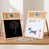 Montessori Language Toys Wooden Drawing Board   Double-Sided Writing Board   Puzzle Toys Montessori Baby Toys