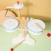 Wooden Multi-functional Drum Kit Children's Educational Early Education Toys Musical Kids' Wooden Instrument Drum