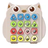 Hbb803cf8f5a14c9c96dc3d76156ec736f-1.webp BJQ Owl Hot Sale Shape Colour Pair Improve Coordination Cognition Montessori Toy Parent-Child Interactive Children's Games