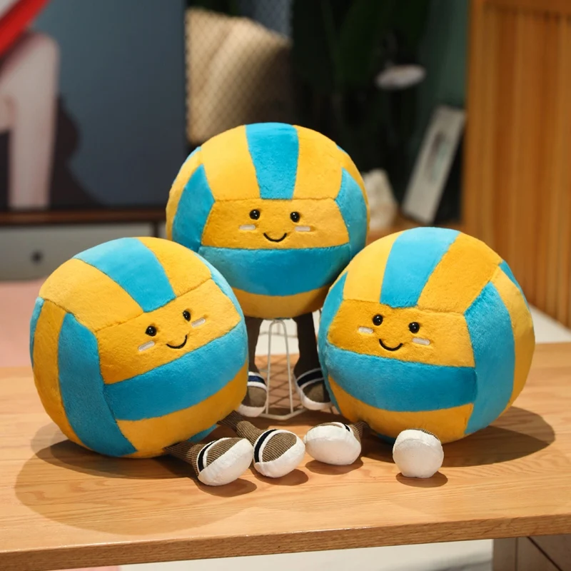 Super Soft Plush Volleyball Toy with PP Cotton Filling 21cm Stress Relief for All Ages-Birthday Party Accessory - Image 4
