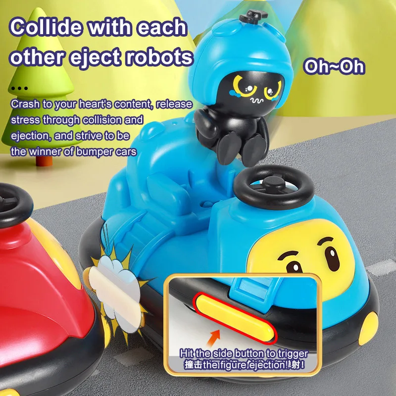 Wholesale Parent-Child Interaction Two Player Battle Racing Toy Kids Drift Electric Bumper Car Rc Radio Remote Control Car Toy - Image 3