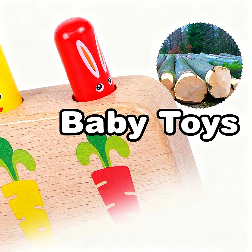 Pop up Toy Montessori Jumping Rabbit Toy Tumbling Toy for Hand-Eye Coordination & Fine Motor Skills Preschool Learning Game - Image 3