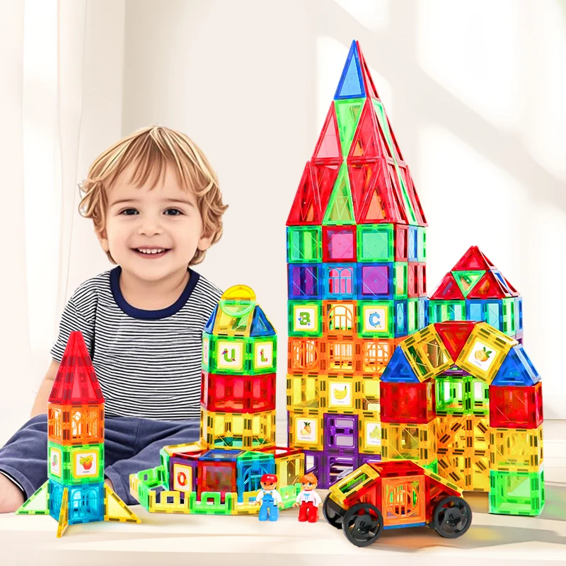 MAGPLAYER Children Montessori Educational Game Toys Magnetic Toys for Kid - Image 4