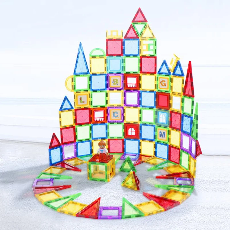 MAGPLAYER Children Montessori Educational Game Toys Magnetic Toys for Kid - Image 3