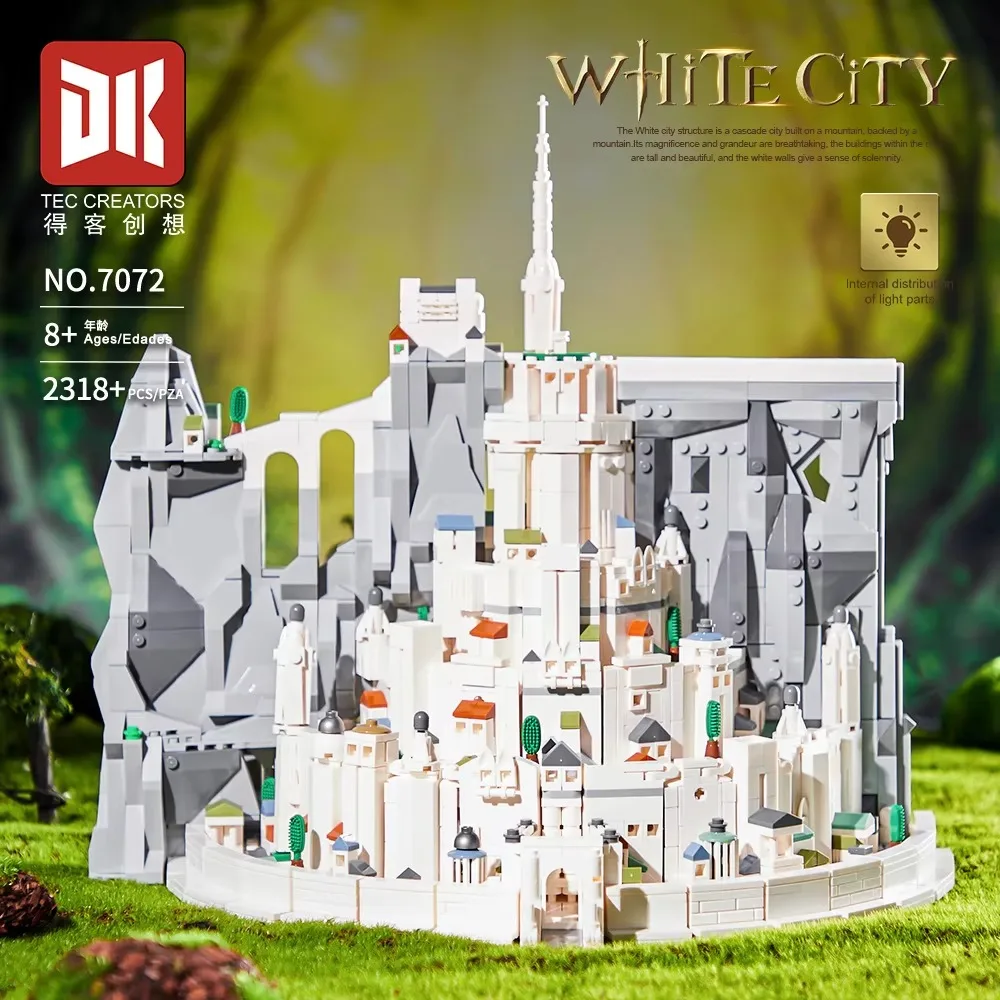 Deke Creative 7072 Baicheng (Imperial Capital) DIY Construction Toy Educational Building Blocks Animal Anime for Children - Image 2