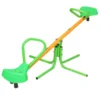 360 Degree Rotation Outdoor Kids Spinning Seesaw Sit and Spin Teeter Totter Outdoor Playground Equipment Swivel Teeter Totter fo