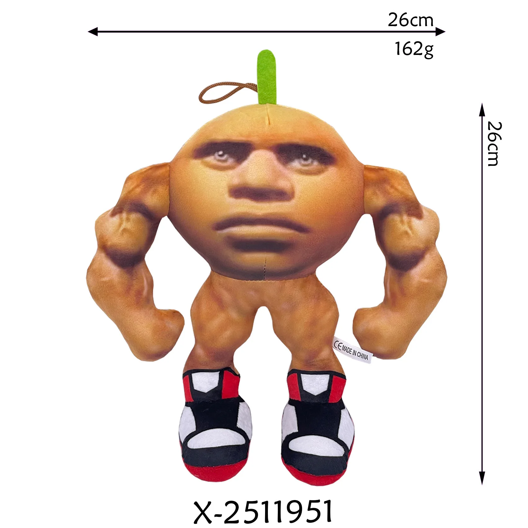 2025 New Italian Brainrot Tung Sahur Plush Shark Toy with PP Cotton Filling | Fun Cute Stress Relief Stuffed Doll - Image 15