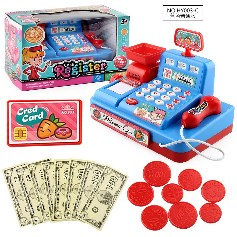 Factory Other Puzzle Simulation Scan Play House Light Music Supermarket Market Cash Register Toy - Image 8