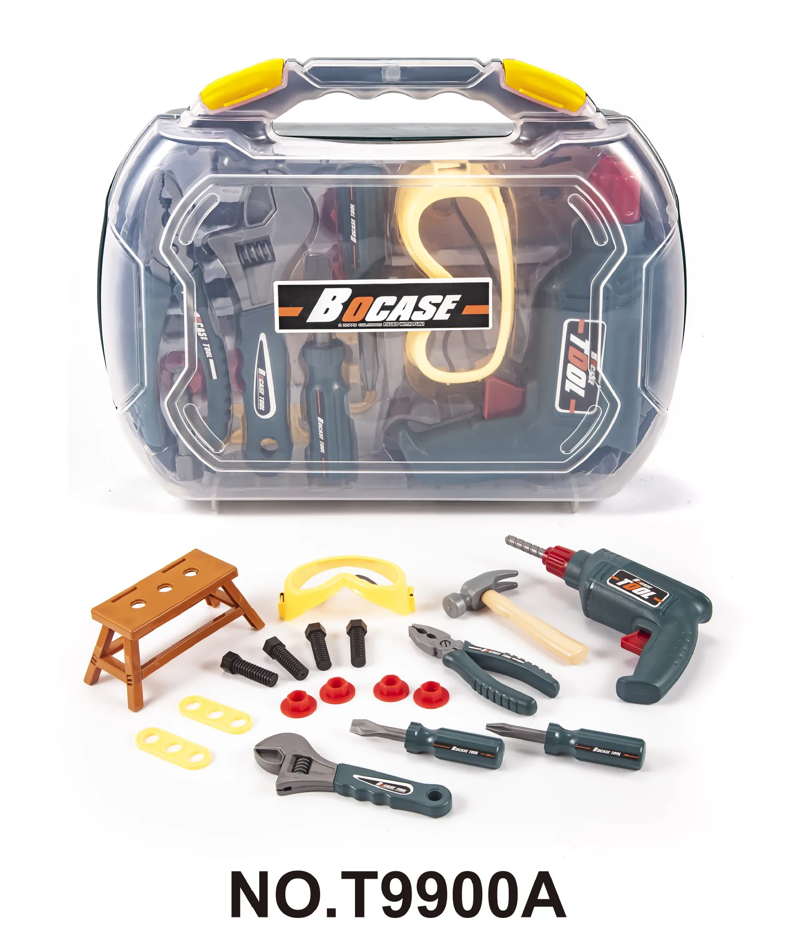 Educational Pretend Play Tools Set for Boys Electric Drill Repair Platform Assembly Screws for Play Learning Toys for Baby Boys - Image 8