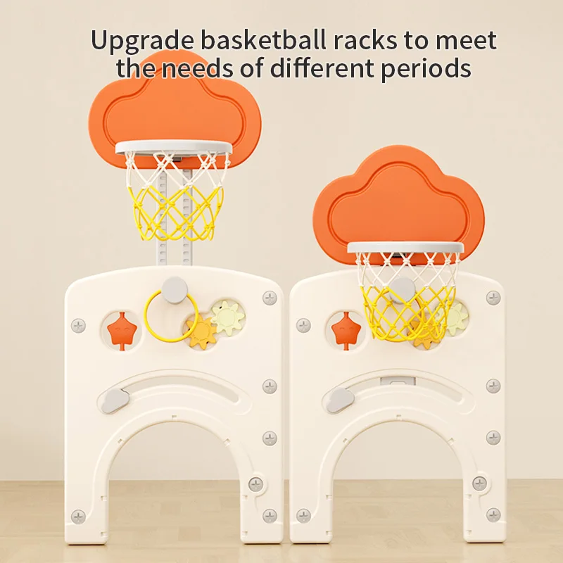 Feelkids Kids Fun Space Slide Playhouse Home Plastic Toy Toddler Baby Slide for Kids Indoor Children's Playground - Image 5