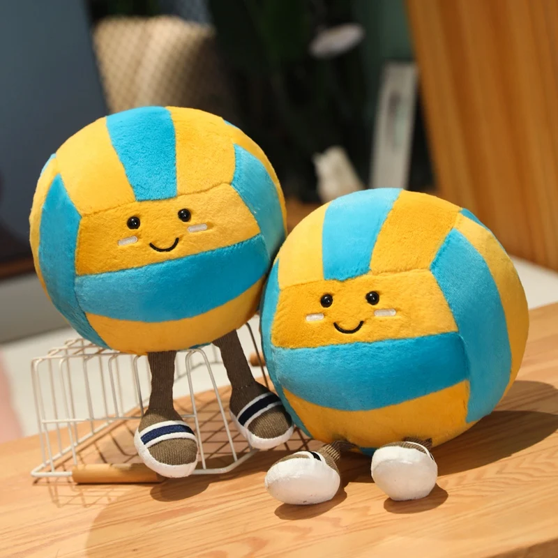 Super Soft Plush Volleyball Toy with PP Cotton Filling 21cm Stress Relief for All Ages-Birthday Party Accessory - Image 3