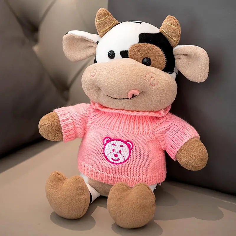 Manufacturers Wholesales Animal Stuffed Toys Custom Spotted Cow Cute Doll for Girlfriend Birthday Gift - Image 9