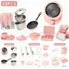 Heaeec75a868e4d398f00ee9db3a261ddv-1.webp Custom Luxury Children's Play Home Simulation Kitchen Toy Set Girl Cooking Boy Girl Baby Cutting Fruit Cooking Kitchenware