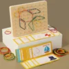 Heb5fb02012c14a549d0b421d9f4280a1P-1.webp Wooden Montessori Geometric Creative Pegboard Graphic Jigsaw Puzzle Children's Early Education Toy Puzzle Math Game Wood