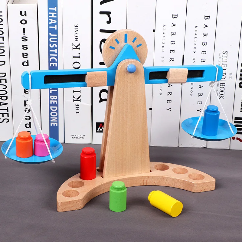 Early Education Montessori Wooden Balance Educational Toys Children's Stacking Height Teaching Aids - Image 3