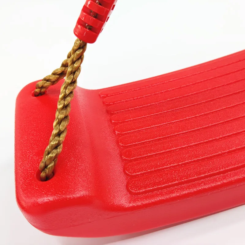 Jiayi Kids Non-slip Portable Playground Swing Seat Plastic PE Rope Swing Curved Seat Plate - Image 2